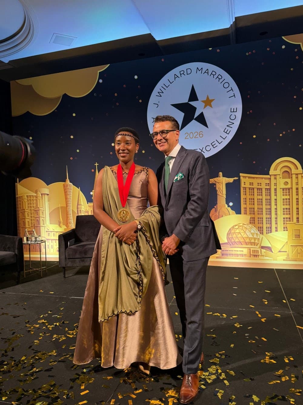 Rwanda’s Emmanuella Belle Uwimbabazi Wins Prestigious Marriott International Global Award